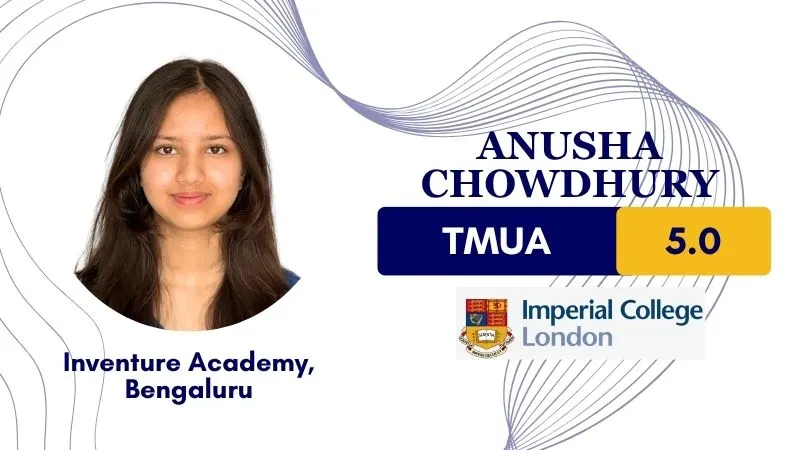 Student achieving excellent results with TMUA Test Coaching