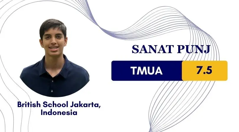 Student success story from TMUA Preparation at Quest For Success