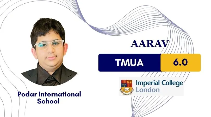 High-scoring student from the TMUA Coaching programme at Quest For Success